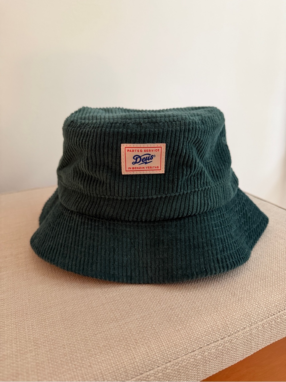 Deus Ex Machina Corduroy Bucket Hat - Dark Green